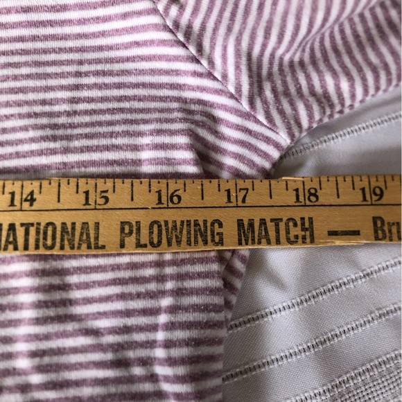 Eddie Bauer Mauve Striped Top - Picture 5 of 11